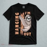Sloth Im Hanging Out T-Shirt thumb 5