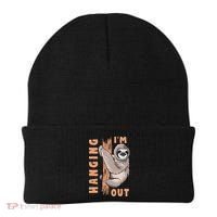 Sloth Im Hanging Out Beanie thumb 0