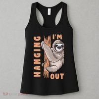 Sloth Im Hanging Out Women's Tank Top thumb 3