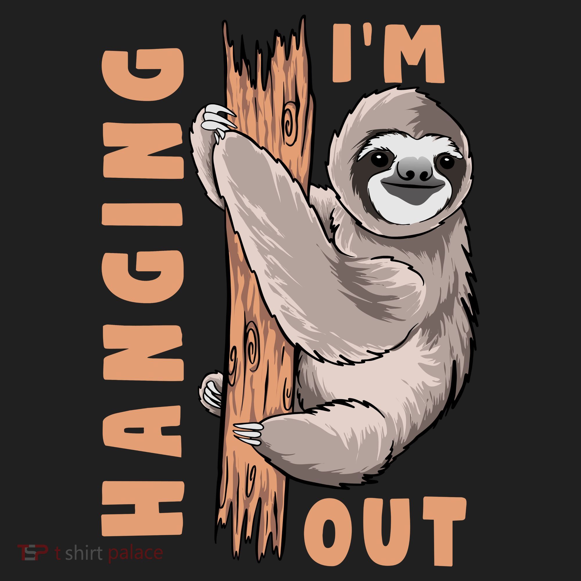 Sloth Im Hanging Out Hat