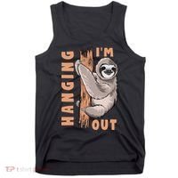 Sloth Im Hanging Out Tank Top thumb 0