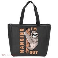 Sloth Im Hanging Out Tote Bag thumb 0
