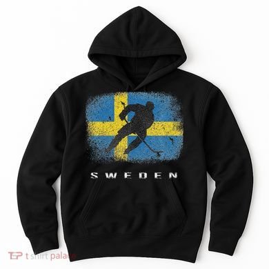 Sweden Ice Hockey Swedish Flag Hoodie