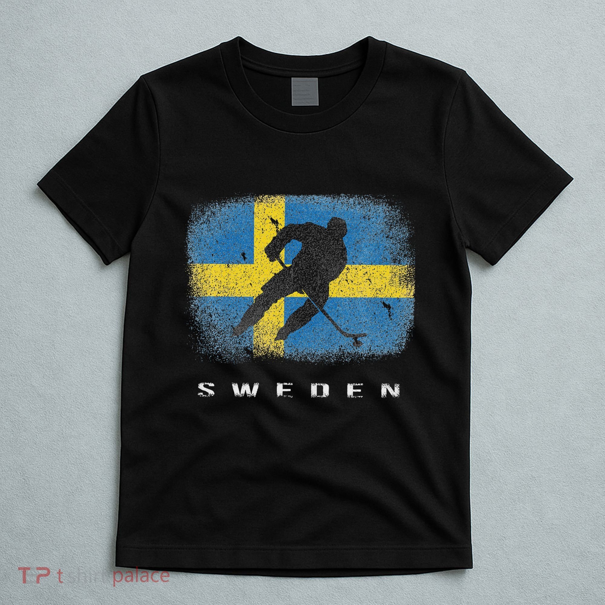Sweden Ice Hockey Swedish Flag T-Shirt