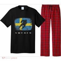 Sweden Ice Hockey Swedish Flag Pajama Set thumb 0