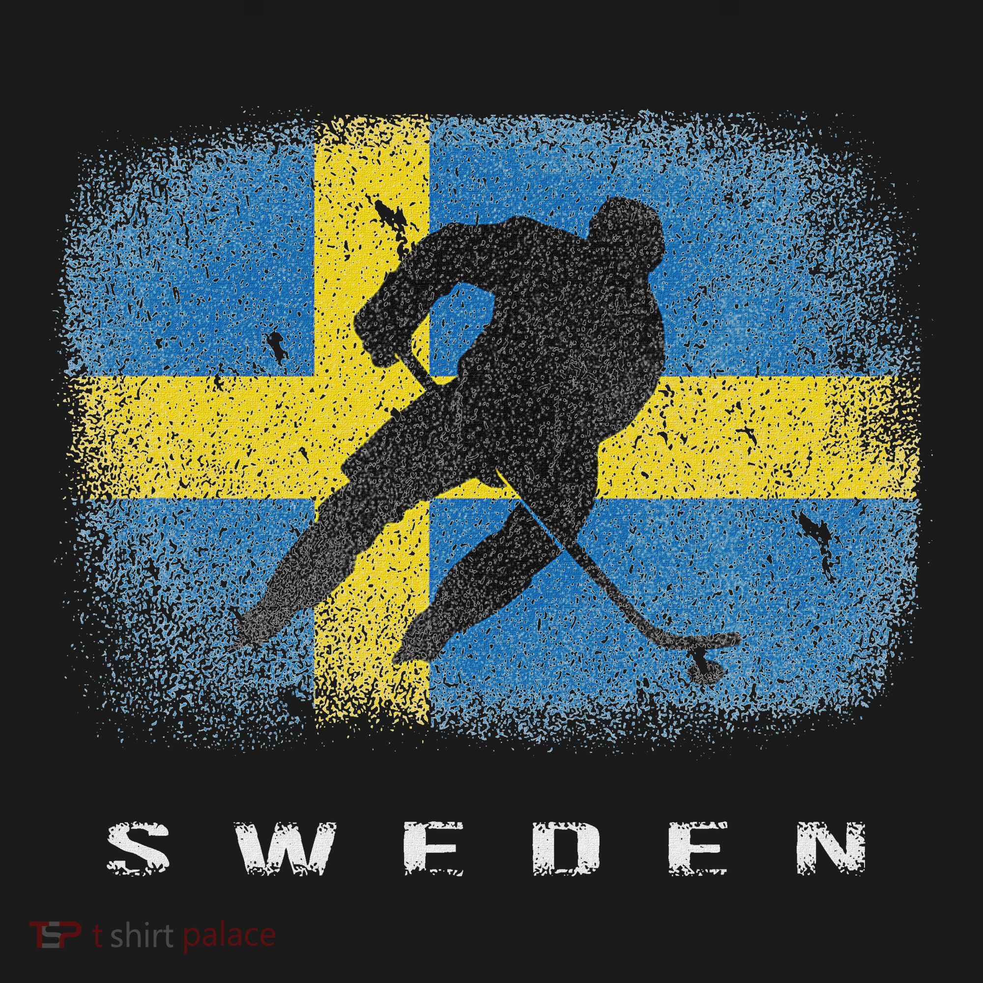 Sweden Ice Hockey Swedish Flag Women's Hoodie