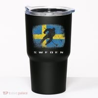 Sweden Ice Hockey Swedish Flag Tumbler thumb 0