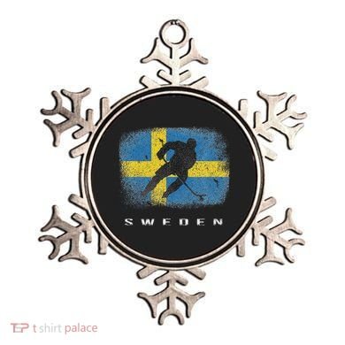 Sweden Ice Hockey Swedish Flag Ornament