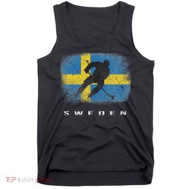 Sweden Ice Hockey Swedish Flag Tank Top