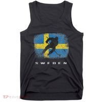 Sweden Ice Hockey Swedish Flag Tank Top thumb 0