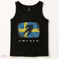 Sweden Ice Hockey Swedish Flag Tank Top thumb 2