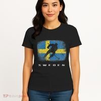 Sweden Ice Hockey Swedish Flag Women's T-Shirt thumb 4