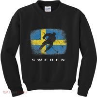 Sweden Ice Hockey Swedish Flag Kids Sweatshirt thumb 0
