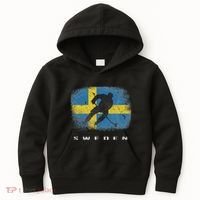Sweden Ice Hockey Swedish Flag Kids Hoodie thumb 0