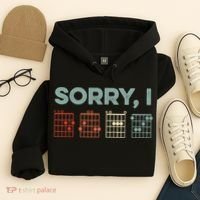 Sorry I-DGAF Hidden Message Guitar Chords Music Note Hoodie thumb 4