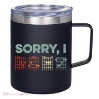 Sorry I-DGAF Hidden Message Guitar Chords Music Note 12oz Stainless Steel Coffee Mug thumb 0