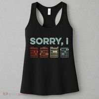 Sorry I-DGAF Hidden Message Guitar Chords Music Note Women's Tank Top thumb 3