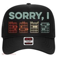 Sorry I-DGAF Hidden Message Guitar Chords Music Note Hat thumb 0