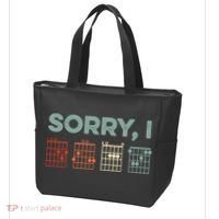 Sorry I-DGAF Hidden Message Guitar Chords Music Note Tote Bag thumb 3