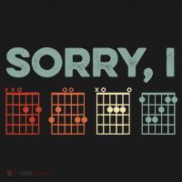 Sorry I-DGAF Hidden Message Guitar Chords Music Note Tote Bag thumb 4