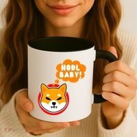 Shiba Inu Hodl Baby Coffee Mug thumb 3