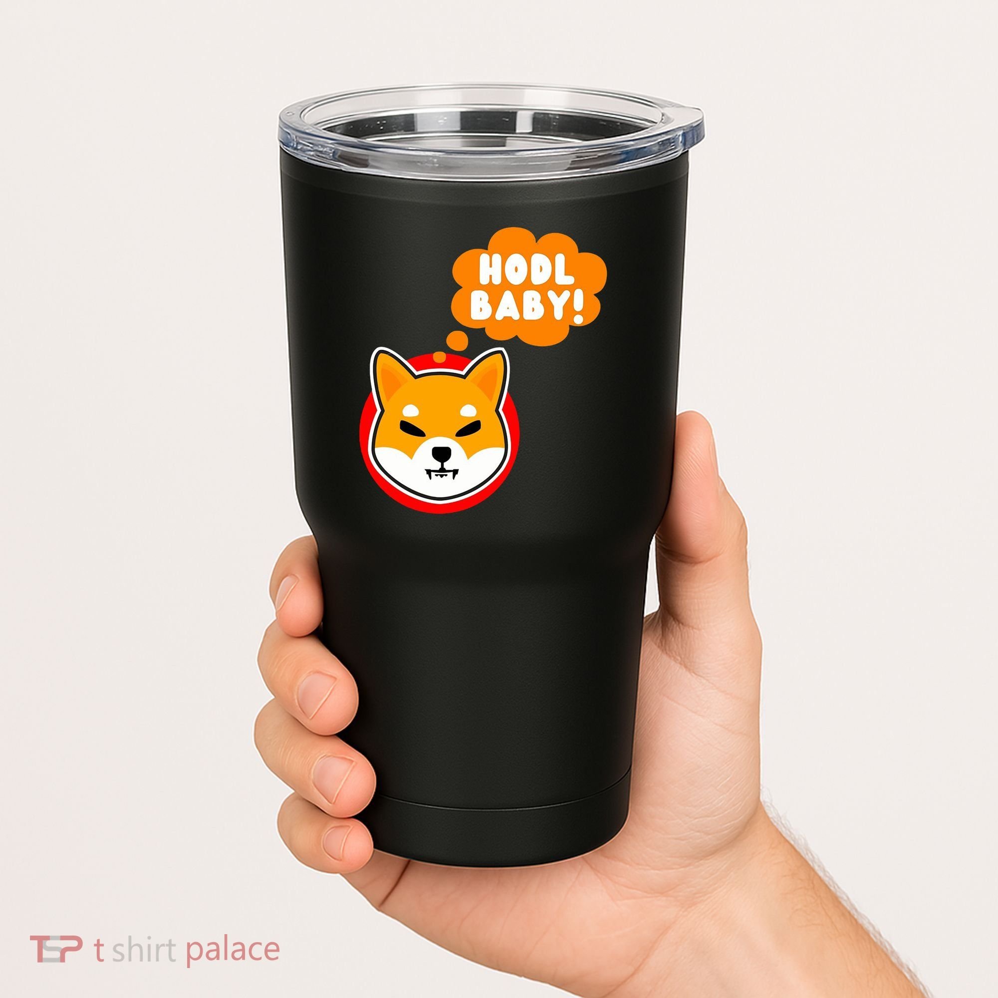 Shiba Inu Hodl Baby Tumbler
