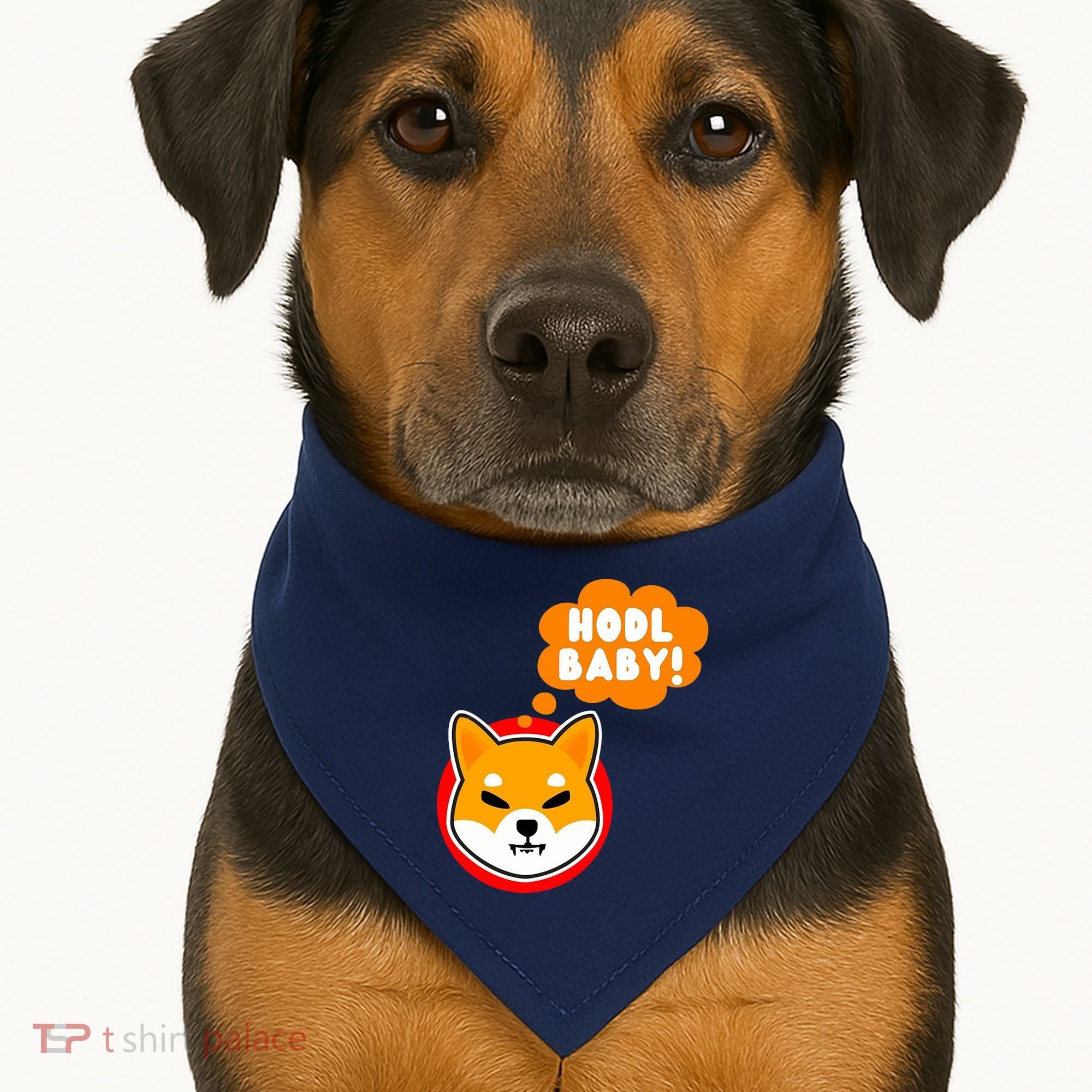 Shiba Inu Hodl Baby USA-Made Doggie Bandana
