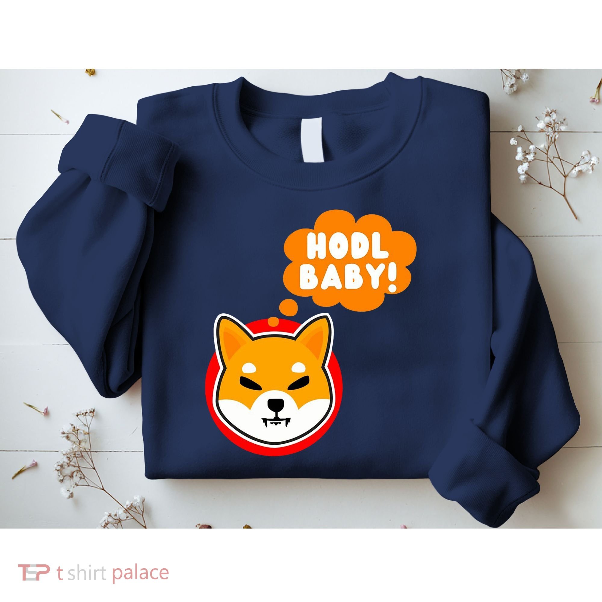 Shiba Inu Hodl Baby Sweatshirt
