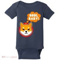 Shiba Inu Hodl Baby Baby Bodysuit thumb 0