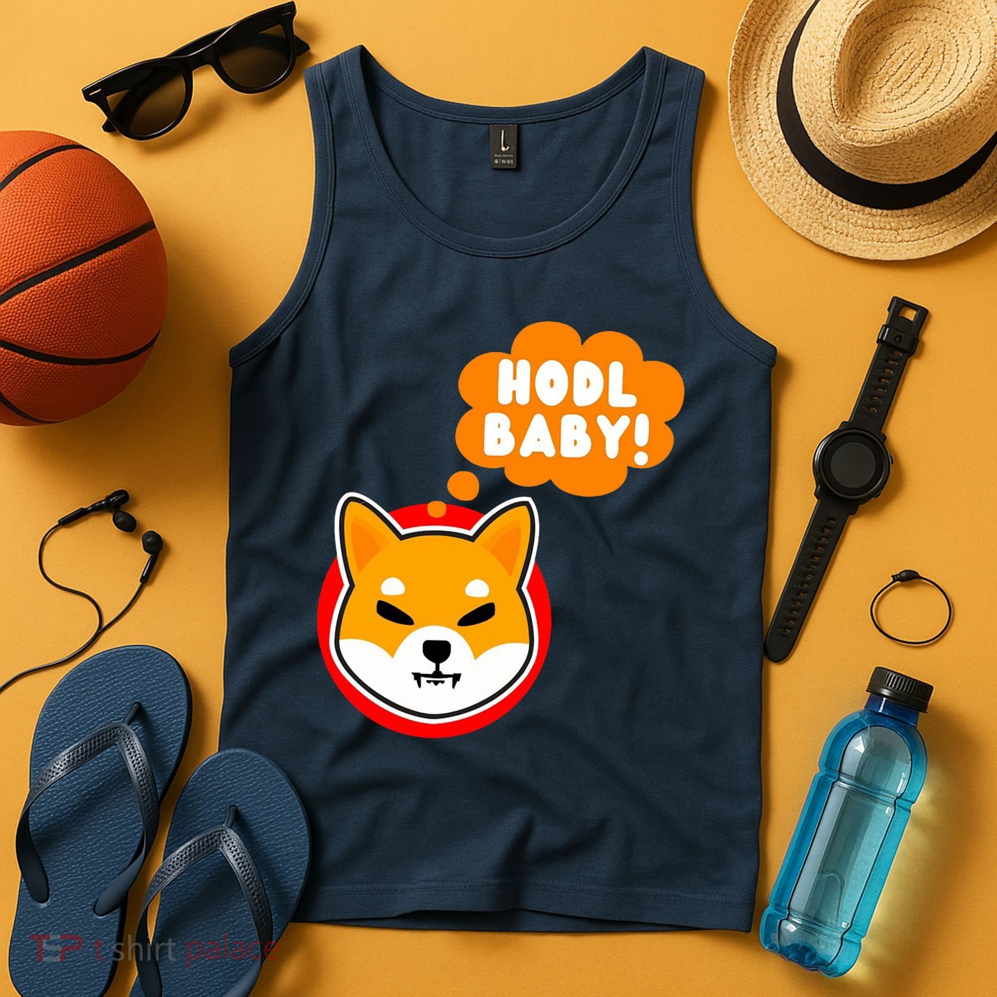Shiba Inu Hodl Baby Tank Top