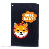 Shiba Inu Hodl Baby Golf Towel thumb 0