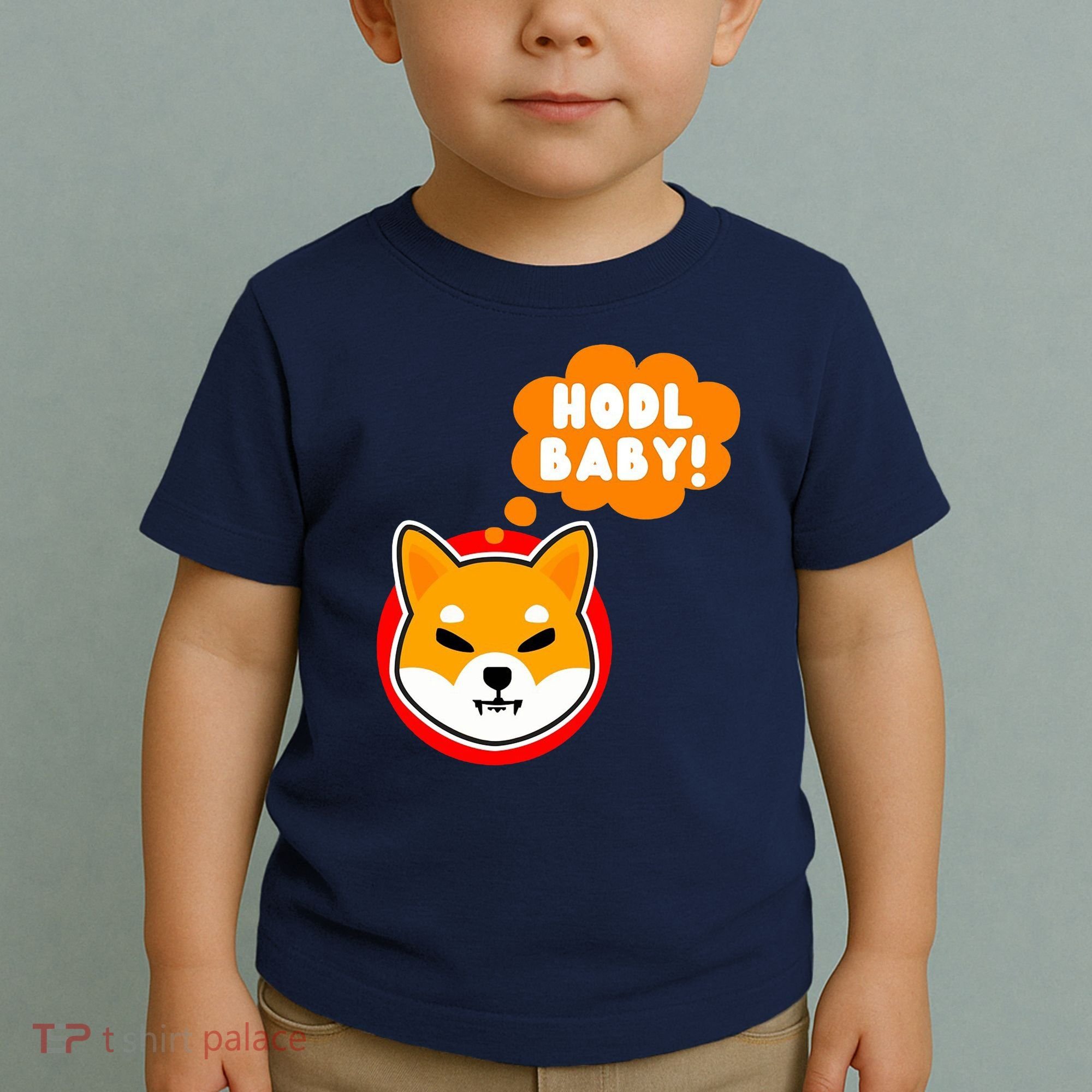 Shiba Inu Hodl Baby Toddler T-Shirt