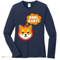 Shiba Inu Hodl Baby Women's Long Sleeve Shirt thumb 0