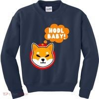 Shiba Inu Hodl Baby Kids Sweatshirt thumb 0
