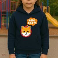 Shiba Inu Hodl Baby Kids Hoodie thumb 3