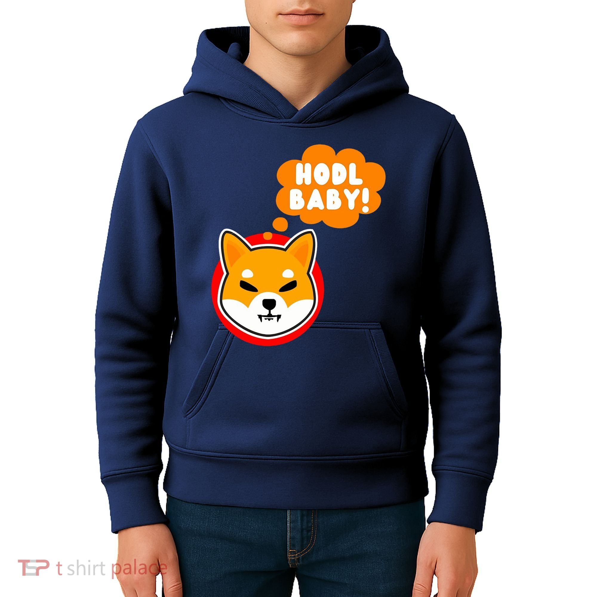 Shiba Inu Hodl Baby Kids Hoodie