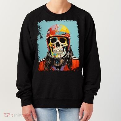 Skeleton Ice Hockey Great Gift Women's Sweatshirt