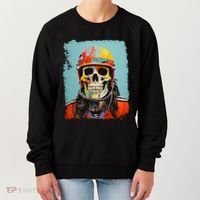 Skeleton Ice Hockey Great Gift Women's Sweatshirt thumb 0