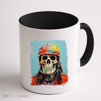 Skeleton Ice Hockey Great Gift Coffee Mug thumb 1