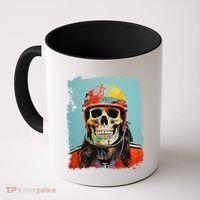 Skeleton Ice Hockey Great Gift Coffee Mug thumb 0
