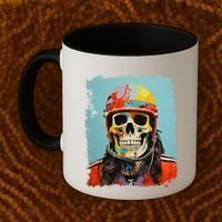 Skeleton Ice Hockey Great Gift Coffee Mug thumb 2