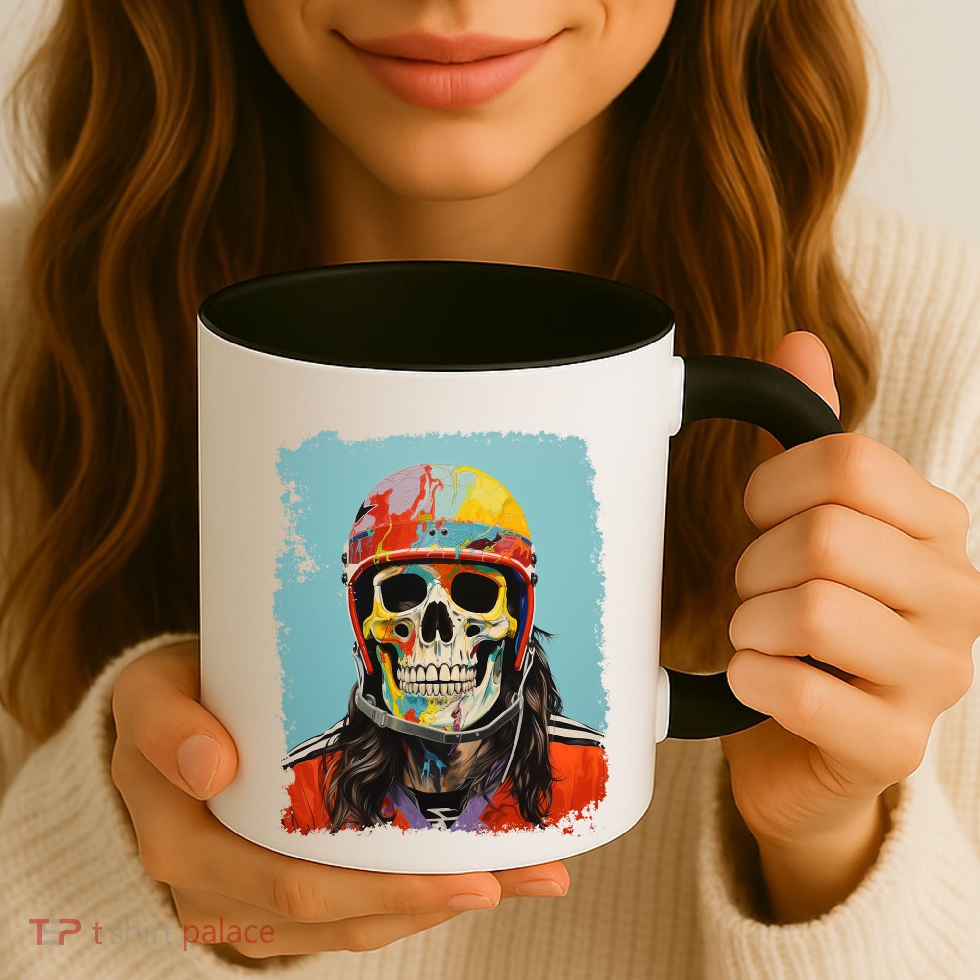 Skeleton Ice Hockey Great Gift Coffee Mug