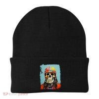 Skeleton Ice Hockey Great Gift Beanie thumb 0