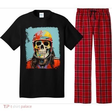 Skeleton Ice Hockey Great Gift Pajama Set