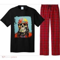 Skeleton Ice Hockey Great Gift Pajama Set thumb 0