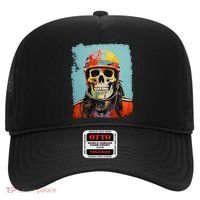 Skeleton Ice Hockey Great Gift Hat thumb 0