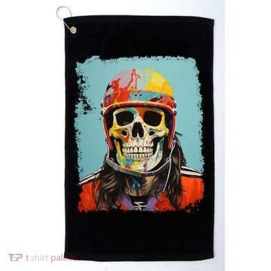 Skeleton Ice Hockey Great Gift Golf Towel
