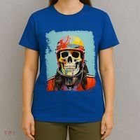 Skeleton Ice Hockey Great Gift T-Shirt thumb 4