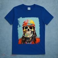 Skeleton Ice Hockey Great Gift T-Shirt thumb 5