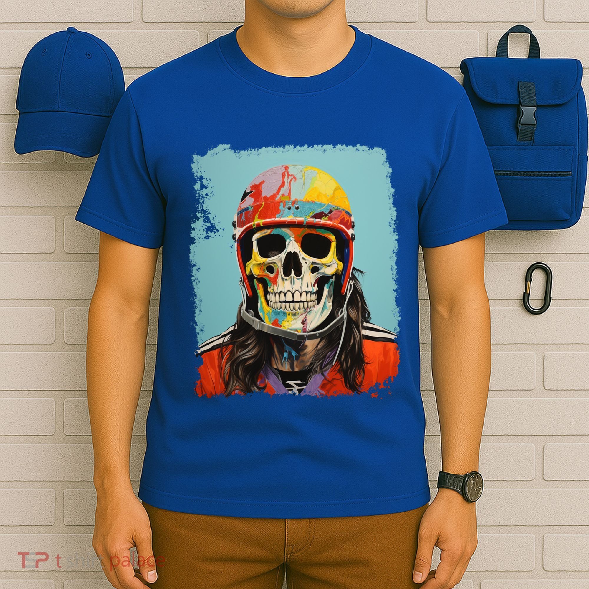 Skeleton Ice Hockey Great Gift T-Shirt